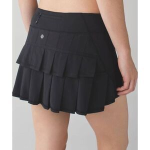 LULULEMON ATHLETICA Pace Setter Skirt 'Black' Size 6 Reg